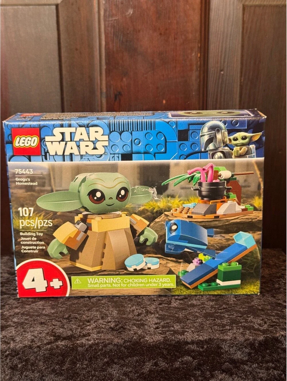 LEGO Star Wars Grogu's Homestead Building Toy Set 75443, 107 Pieces